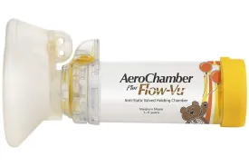 AeroChamber Plus Flow-Vu Spacer Child Medium Yellow