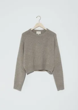 Bruzzi Oversized Sweater — Brown Melange