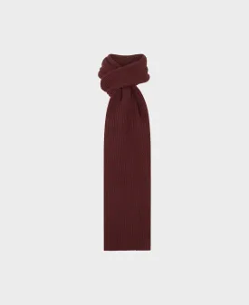 Cashmere Ribbed Scarf