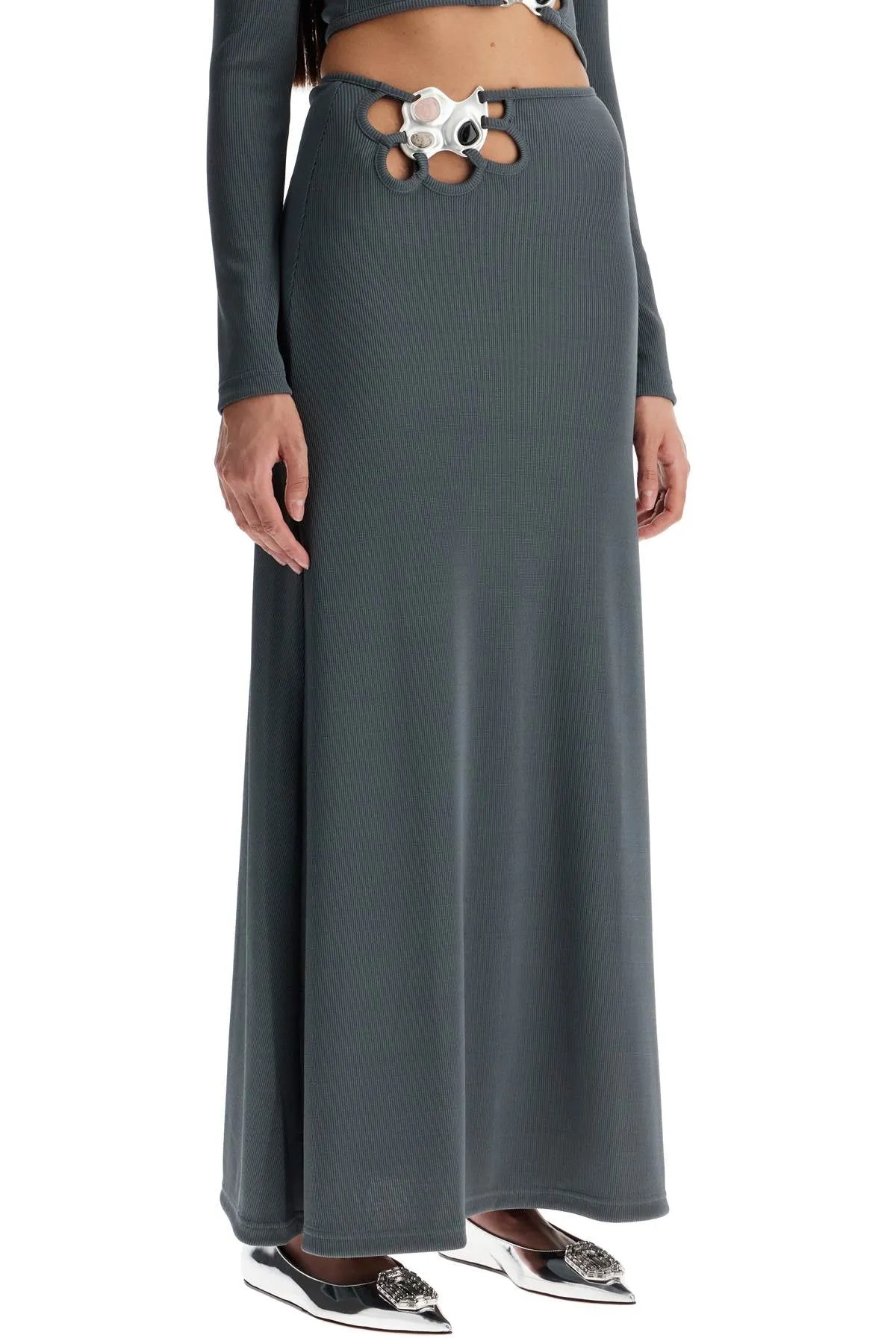 Christopher Esber "knitted trio stone skirt