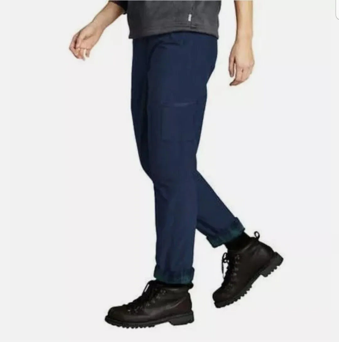 Eddie Bauer Polar Fleece Lined Pants Black Womens