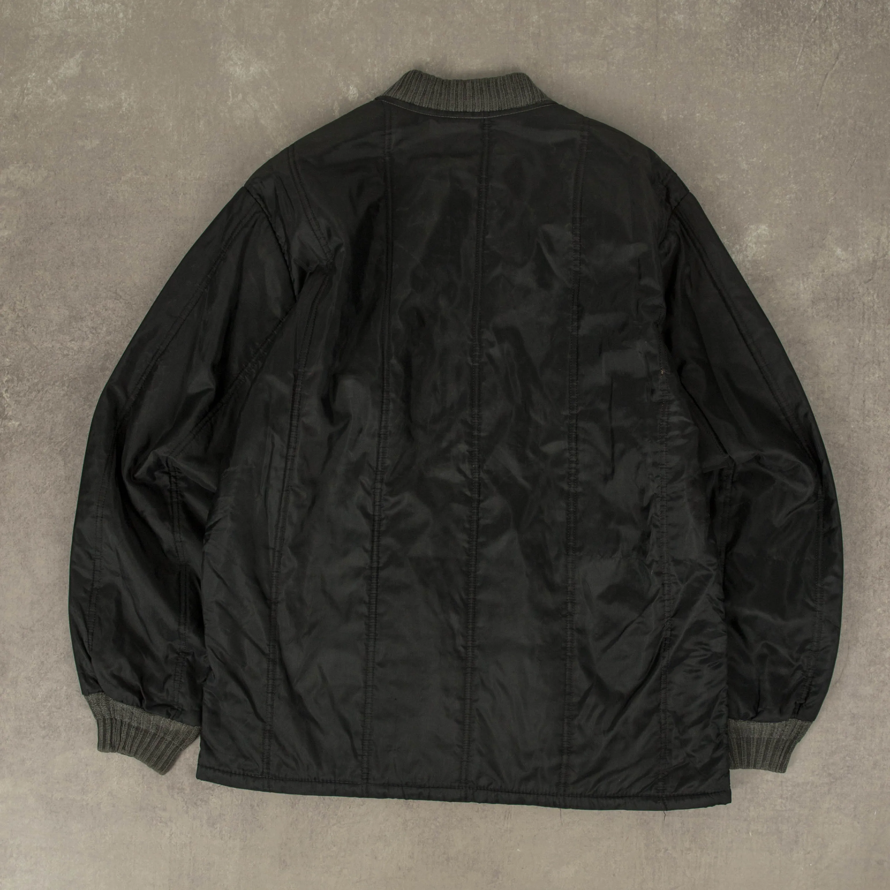 MEN'S VINTAGE 1980S QUILTED BOMBER JACKET - MEDIUM