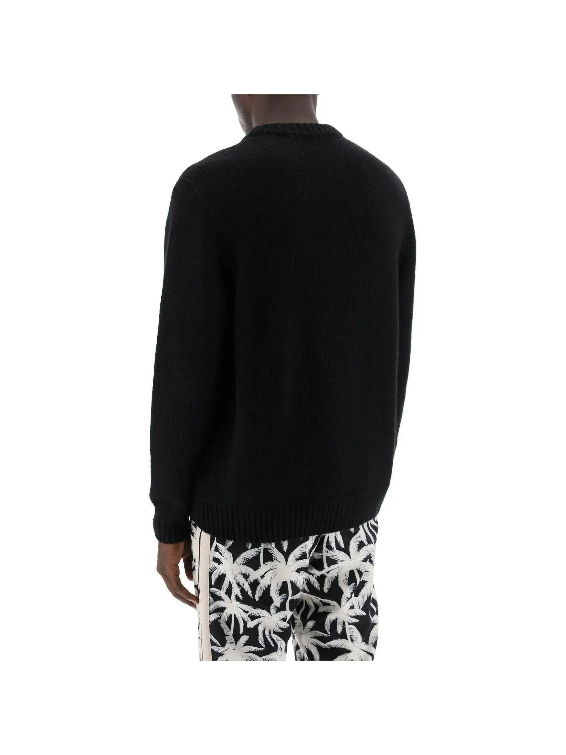 Milano Stud Wool-Cashmere Sweater