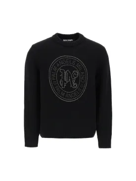 Milano Stud Wool-Cashmere Sweater
