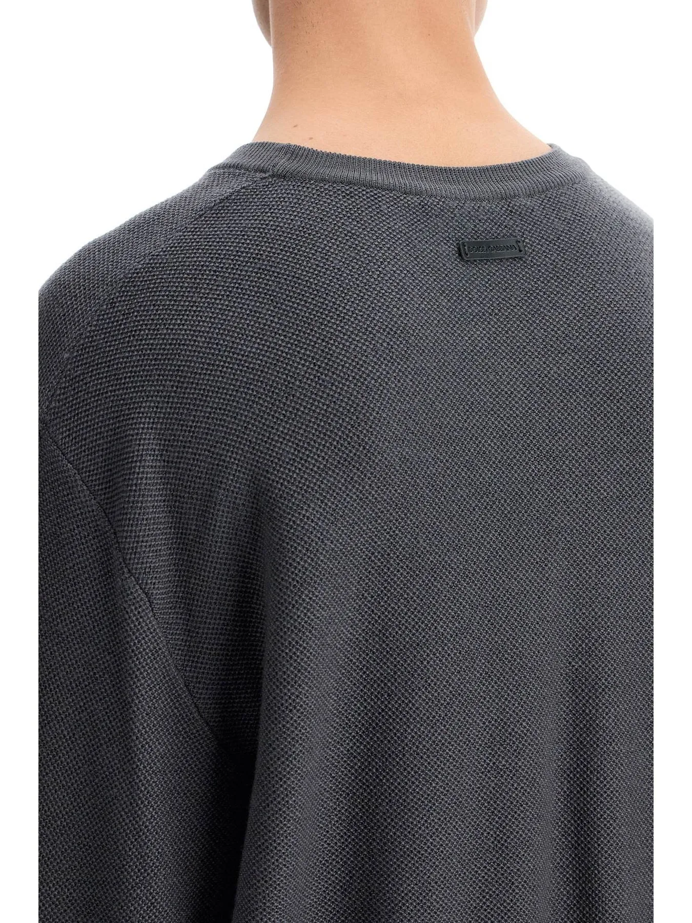 Oversized Crewneck Knit Sweater