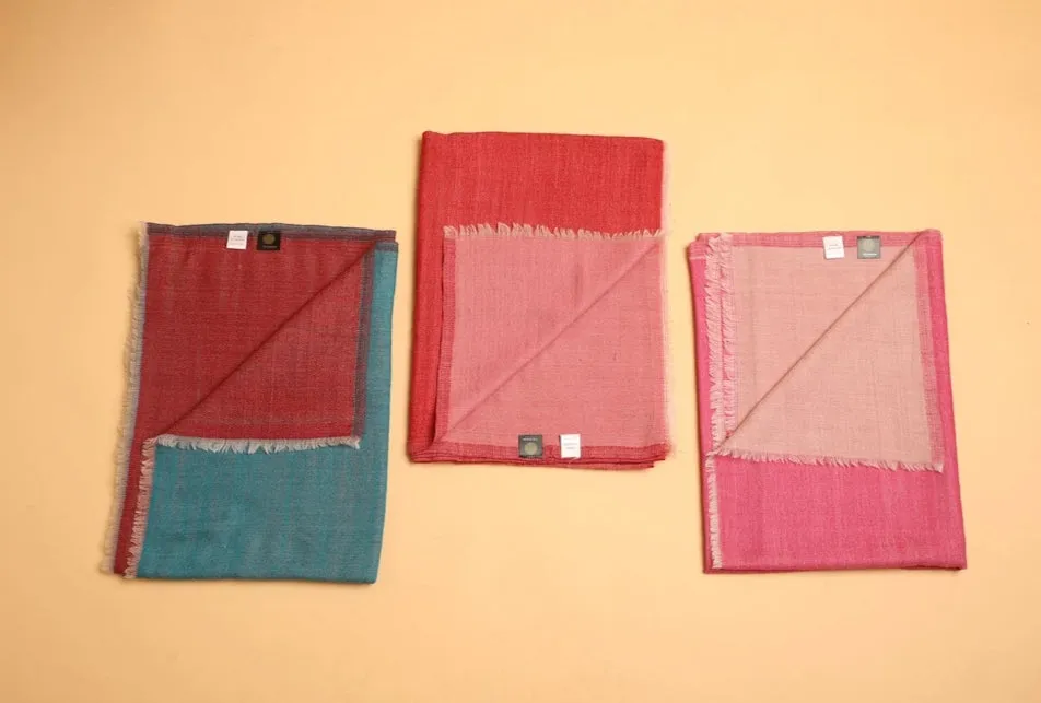 Plain Reversible Pashmina Wrap