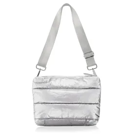 Puffer Purse in Silver