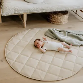 Quilted Vegan Leather Playmat - Dune