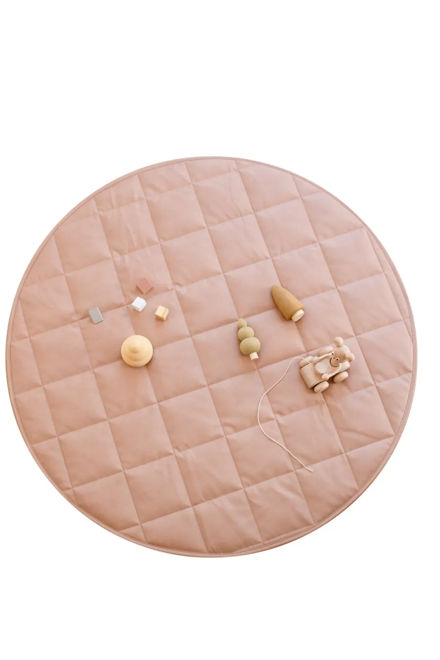 Quilted Vegan Leather Playmat - Posie