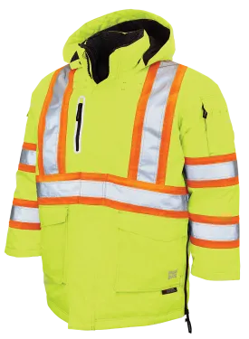 Ripstop Safety Down Filled Parka by Tough Duck - Style SJ39