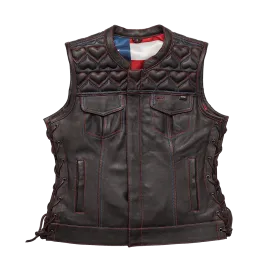 Rosie Women’s Motorcycle Leather Vest