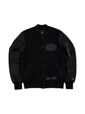 SAN FRANCISCO 49ERS X ALPHA X NEW ERA WOOL VARSITY MA-1 BOMBER JACKET