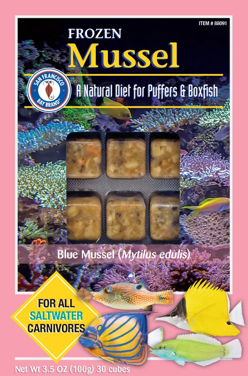 San Francisco Bay Frozen Mussel Cubes 3.5 oz