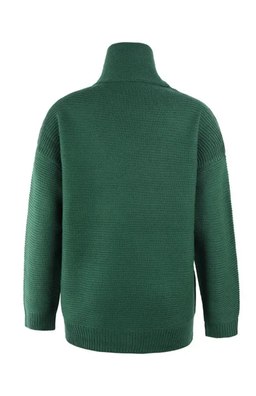 Thick Knitted Chunky Turtle Neck Sweater