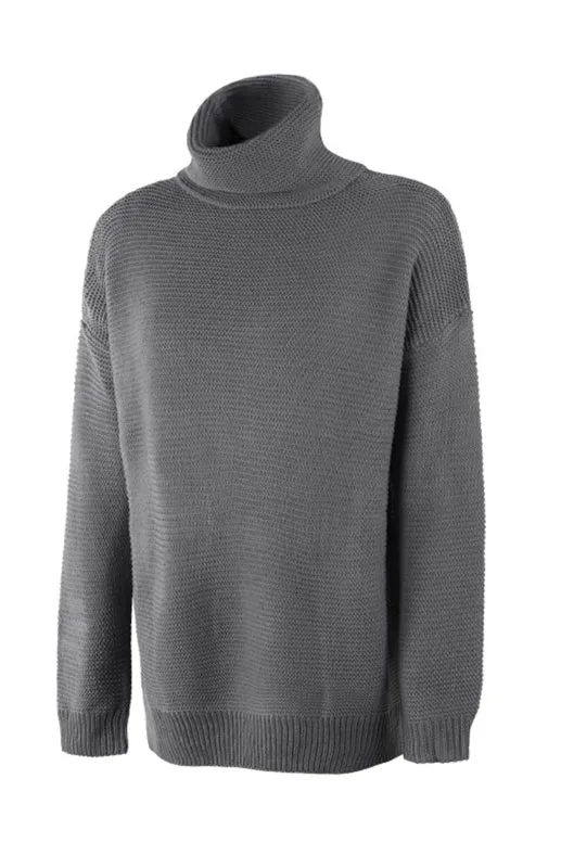 Thick Knitted Chunky Turtle Neck Sweater