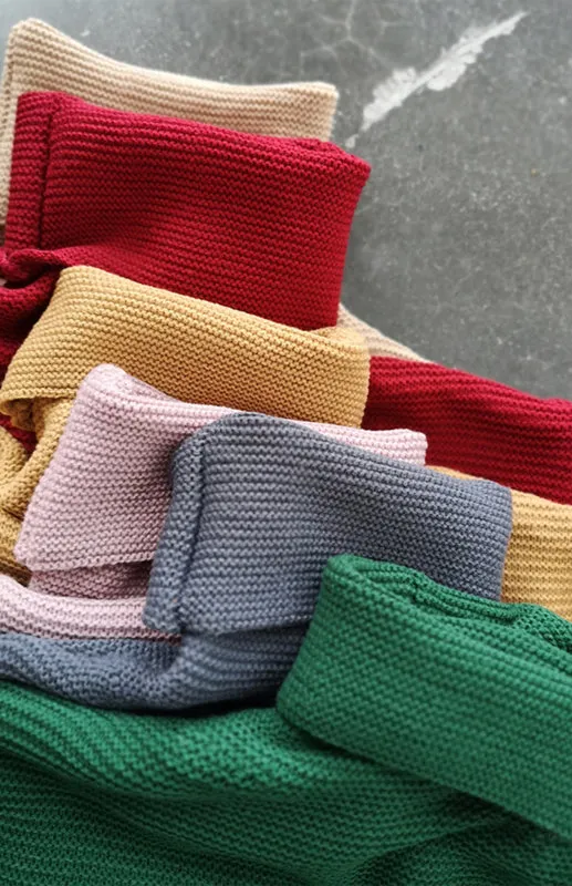 Thick Knitted Chunky Turtle Neck Sweater