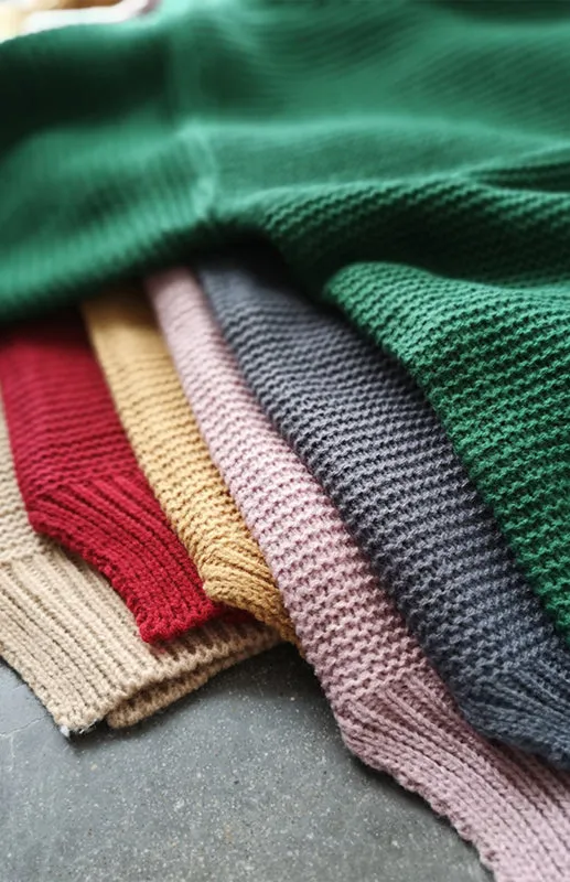 Thick Knitted Chunky Turtle Neck Sweater