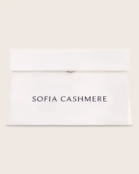 Travel Pouch for Lightweight Cashmere Wraps and Scarves