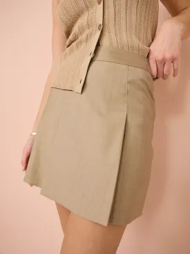 Viktoria & Woods Maestro Merino Skirt in Pin Check