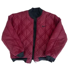Vintage Nike Reversible Quilted Puffer Bomber Jacket XL