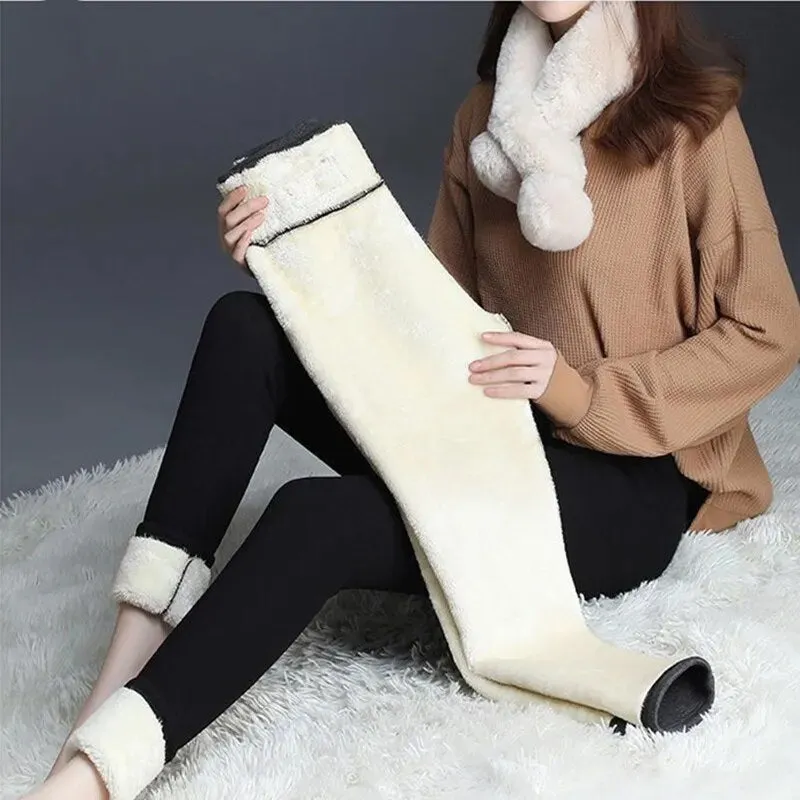 Women Plus Size Fleece Lined Leggings