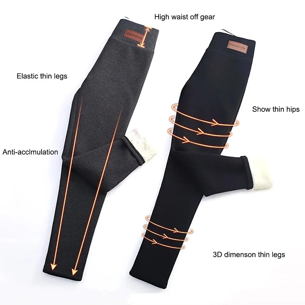 Women Plus Size Fleece Lined Leggings