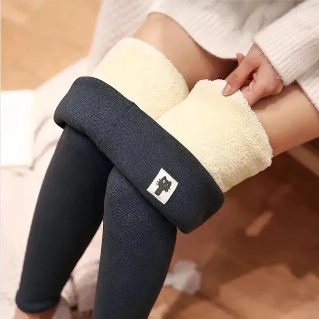 Women Plus Size Fleece Lined Leggings