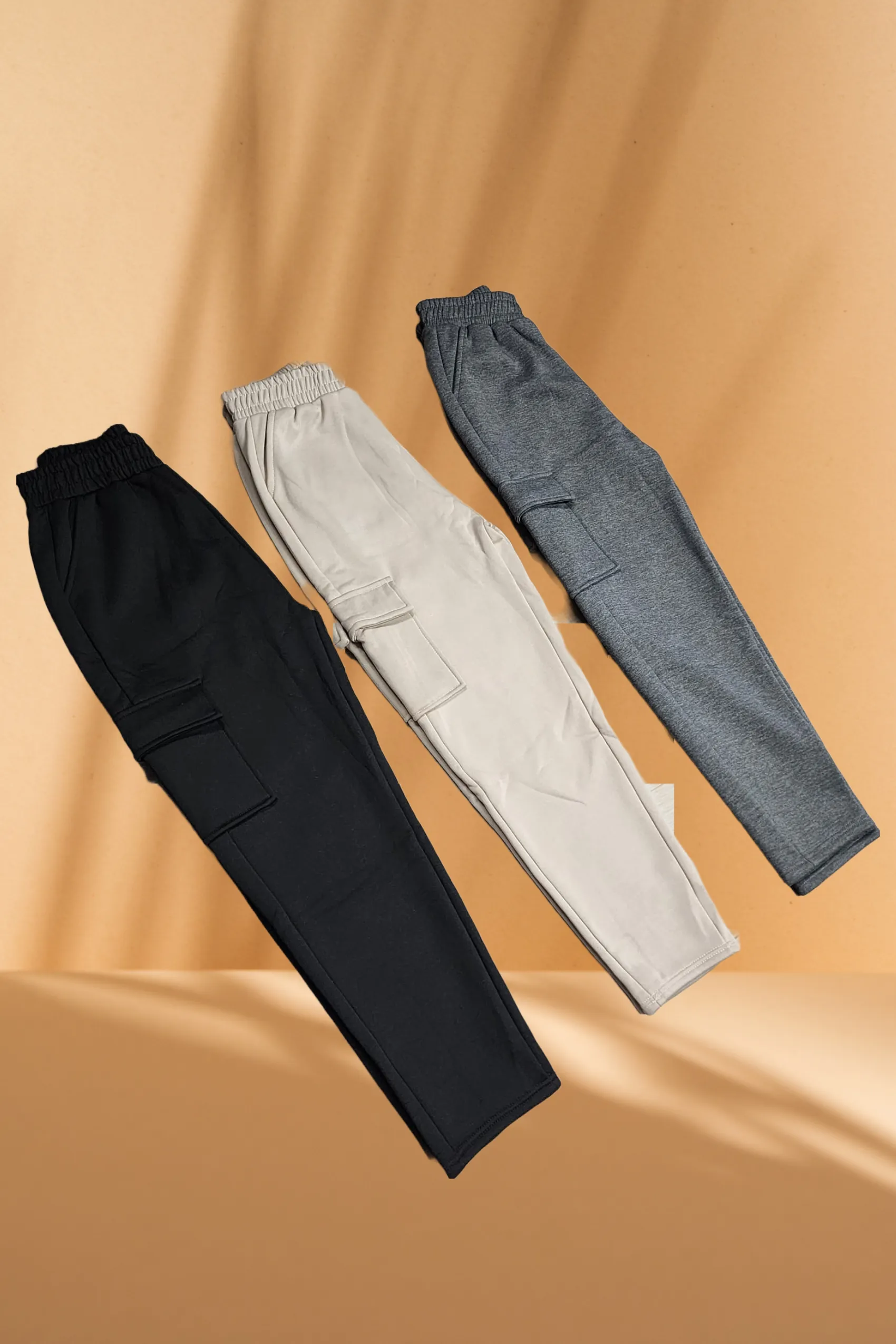 Women's Cargo Pants with Fleece
