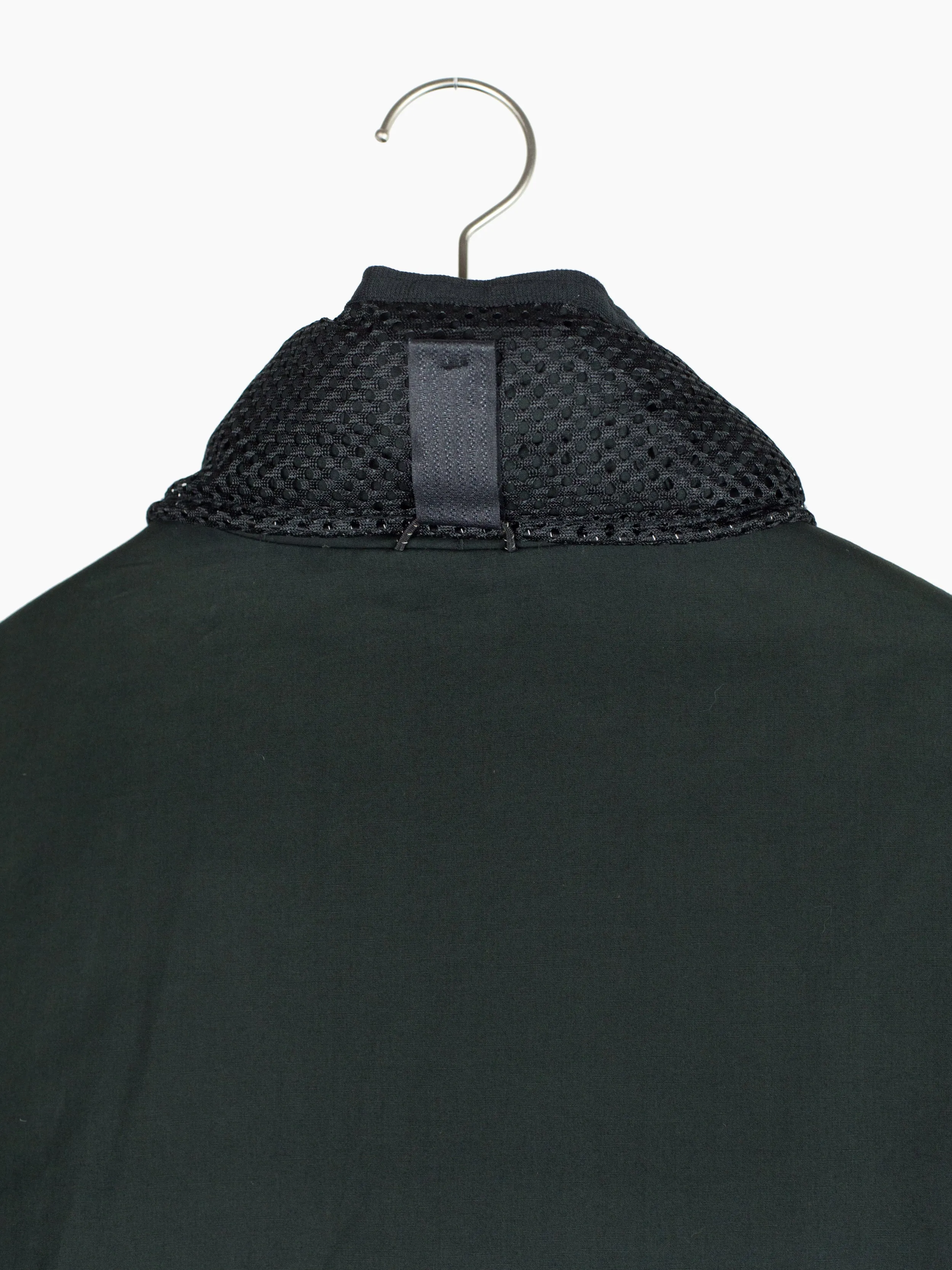 Zucca AW03 Forest Green Net Collar Down Parka